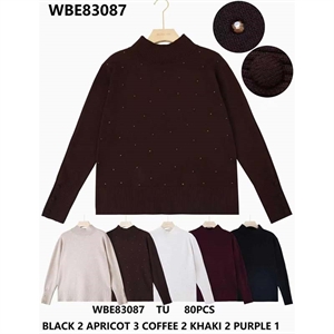 Sweter damski z półgolfem