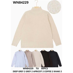 Sweter damski z golfem