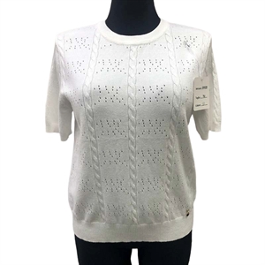 Sweter damski z krótkim rękawem