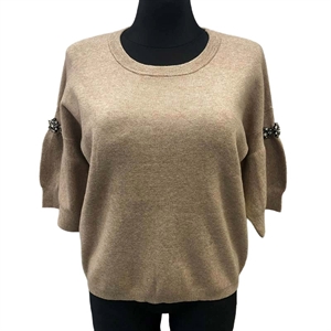 Sweter damski z krótkim rękawem