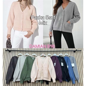 Sweter damski zapinany na guziki