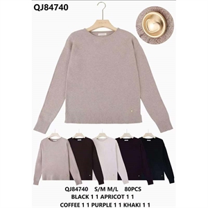 Sweter damski okrągły  S/M-M/L
