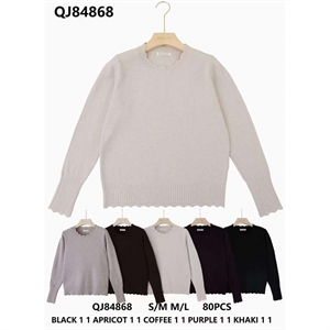 Sweter damski okrągły  S/M-M/L