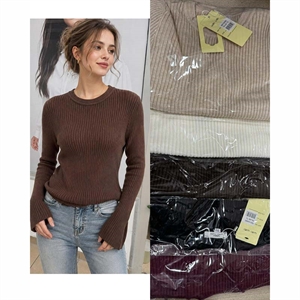 Sweter damski okrągły