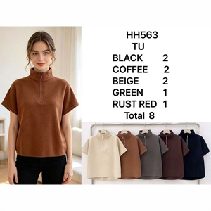 Sweter damski z krótkim rękawem