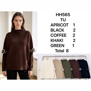 Sweter damski z golfem