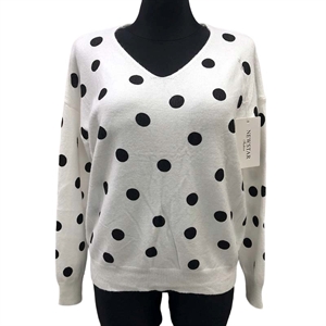 Sweter damski z dekoltem w serek S/M L/XL