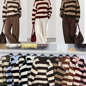Sweter damski okrągły