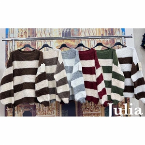 Sweter damski okrągły