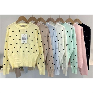 Sweter damski okrągły