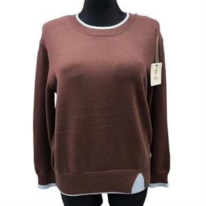Sweter damski okrągły