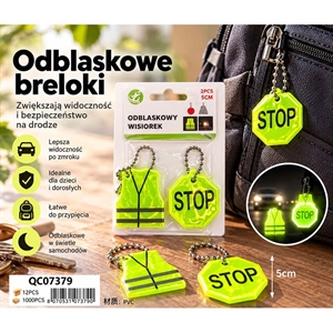 Odblaskowy brelok
