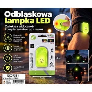 Odblaskowa lampka Led