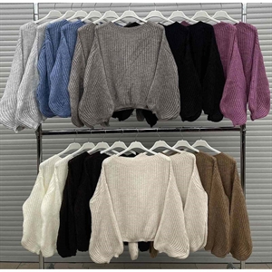 Sweter damski okrągły