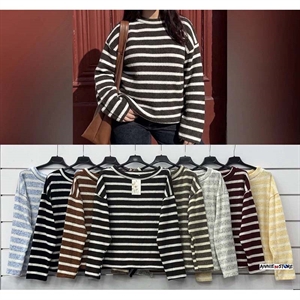 Sweter damski okrągły