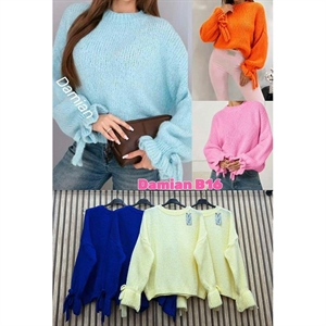 Sweter damski okrągły