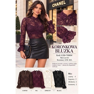 Bluzka koronkowa damska  S/M-M/L