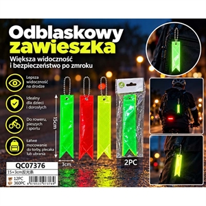 Odblaskowa zawieszka