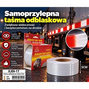 Samoprzylepna taśma odblaskowa