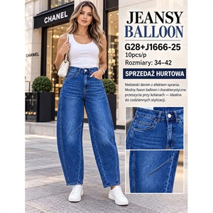 Jeansy balloon  34-42