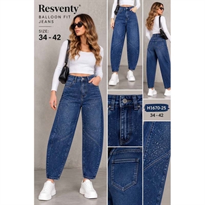 Jeansy balloon fit  34-42
