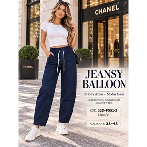 Jeansy balloon  38-48