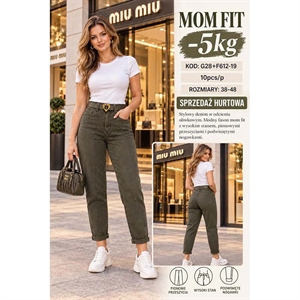 Jeansy mom fit  38-48