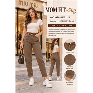 Jeansy mom fit  34-42