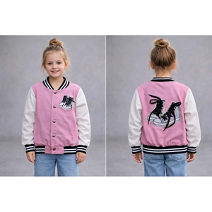 Bluza dziewczęca bez kaptura na guziki (6-16)