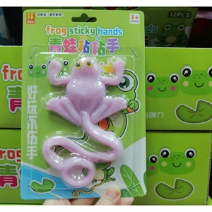 Lepkie ręce żaby