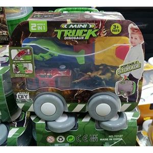 Zabawka - mini ciężarówka dinozaur