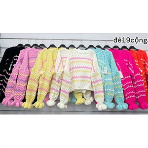 Sweter damski okrągły