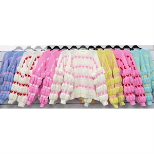 Sweter damski okrągły