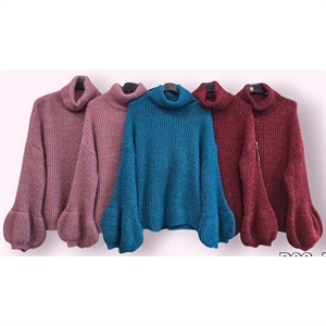 Sweter damski z golfem