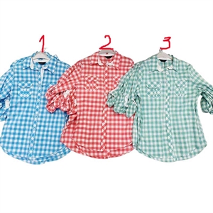 Koszula kratka slim  produkt Turecki  S-2XL