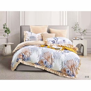 Komplet pościel z falbanką 3cz 200x220cm