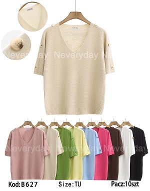 Sweter damski w serek