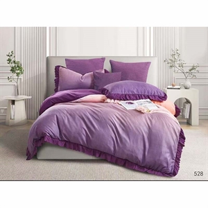 Komplet pościel z falbanką 3cz 200x220cm