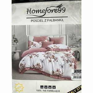 Komplet pościel z falbanką 3cz 200x220cm