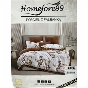 Komplet pościel z falbanką 3cz 160x200cm