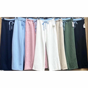 Spodnie szerokie nogawki damskie produkt Włoski