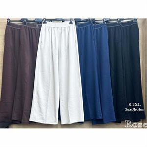 Spodnie szerokie nogawki damskie produkt Włoski