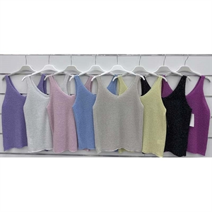 Sweter damski bez rękawów