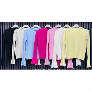 Sweter damski okrągły