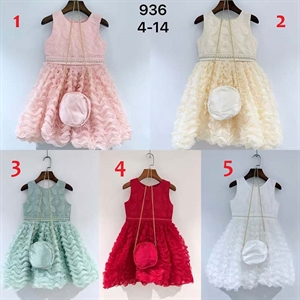 Sukienka dziewczęca (4-14)