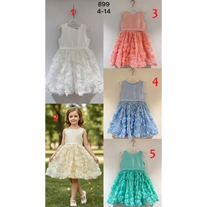 Sukienka dziewczęca (4-14)