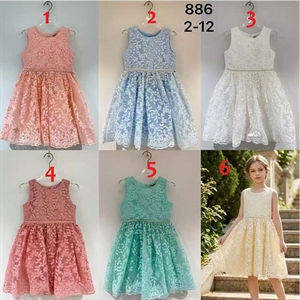 Sukienka dziewczęca (2-12)