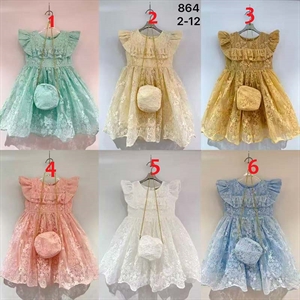 Sukienka dziewczęca (2-12)