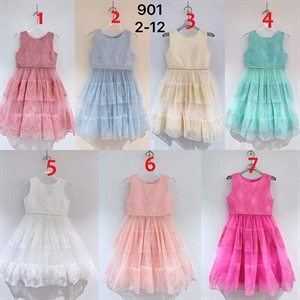 Sukienka dziewczęca (2-12)