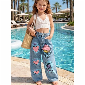 Jeansy dziewczęce 6-14